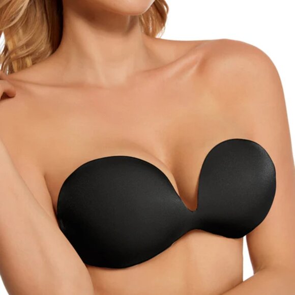 MAGIC CURVES ADHESIVE PLUNGE BRA WITH BACK STRAP - Picture 3 of 5